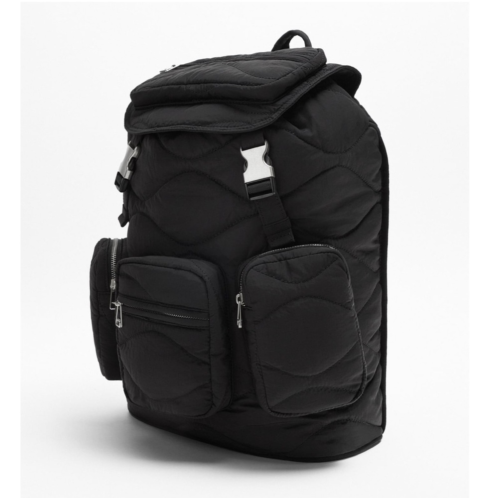 Zara Multipocket Quilted Backpack - image 4